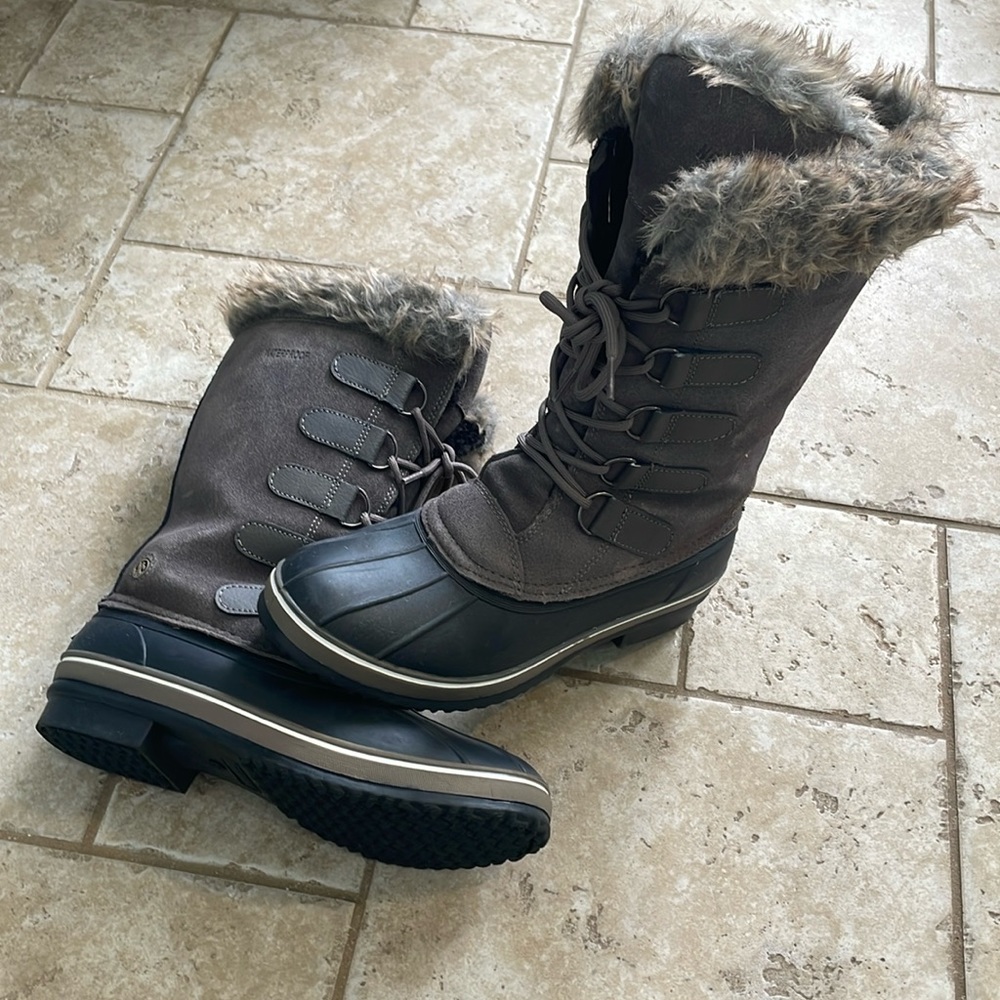 - Northside Waterproof cold-weather Fur Snow Winter Boots 9